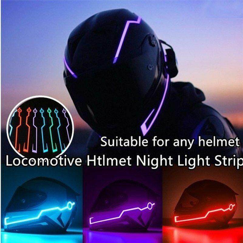 Universal Motorcycle Helmet El Line Light