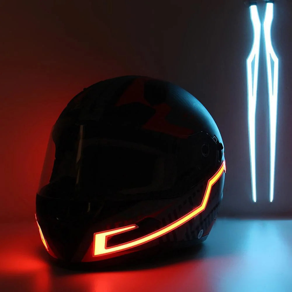 Universal Motorcycle Helmet El Line Light