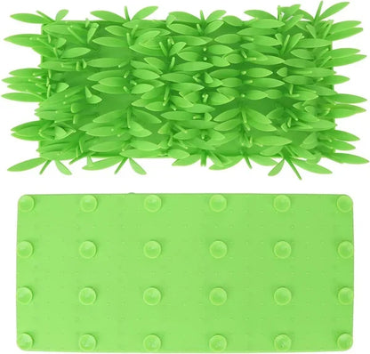 Edible Grade Green Grass Silicone Slow Food Mat