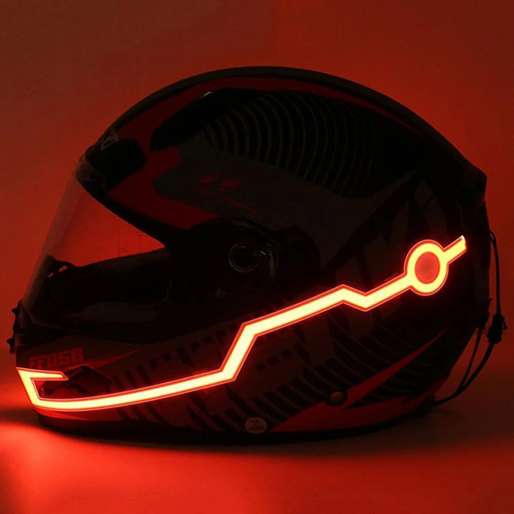 Universal Motorcycle Helmet El Line Light