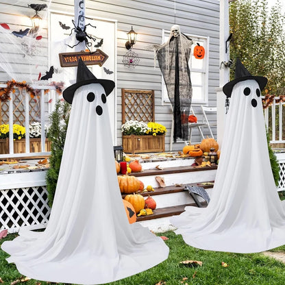 Adjustable Halloween Spooky Decoration with String Lights