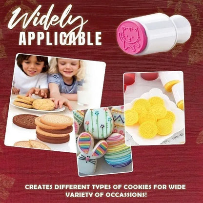 Non-Stick Cookie Stamp & Cutter